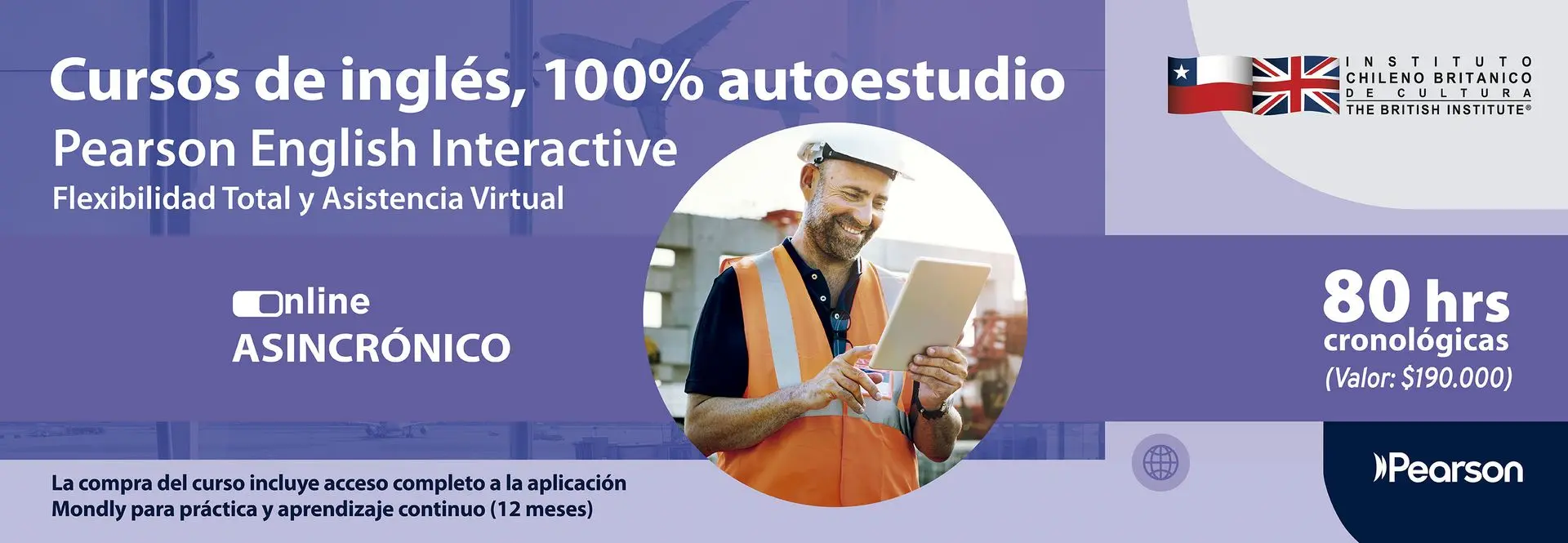 Cursos de inglés online Pearson English Interactive - Instituto Chileno Británico