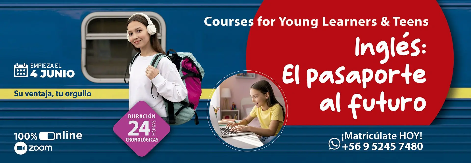 Clases de inglés online para Young Learners y Teens - Instituto Chileno Británico