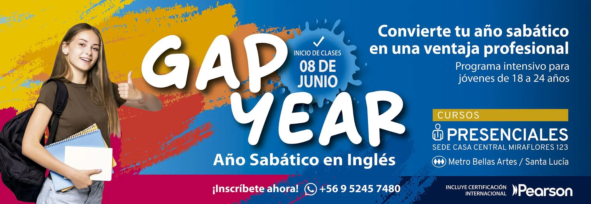 Gap Year en inglés - Año sabático intensivo en Santiago - ICBC
